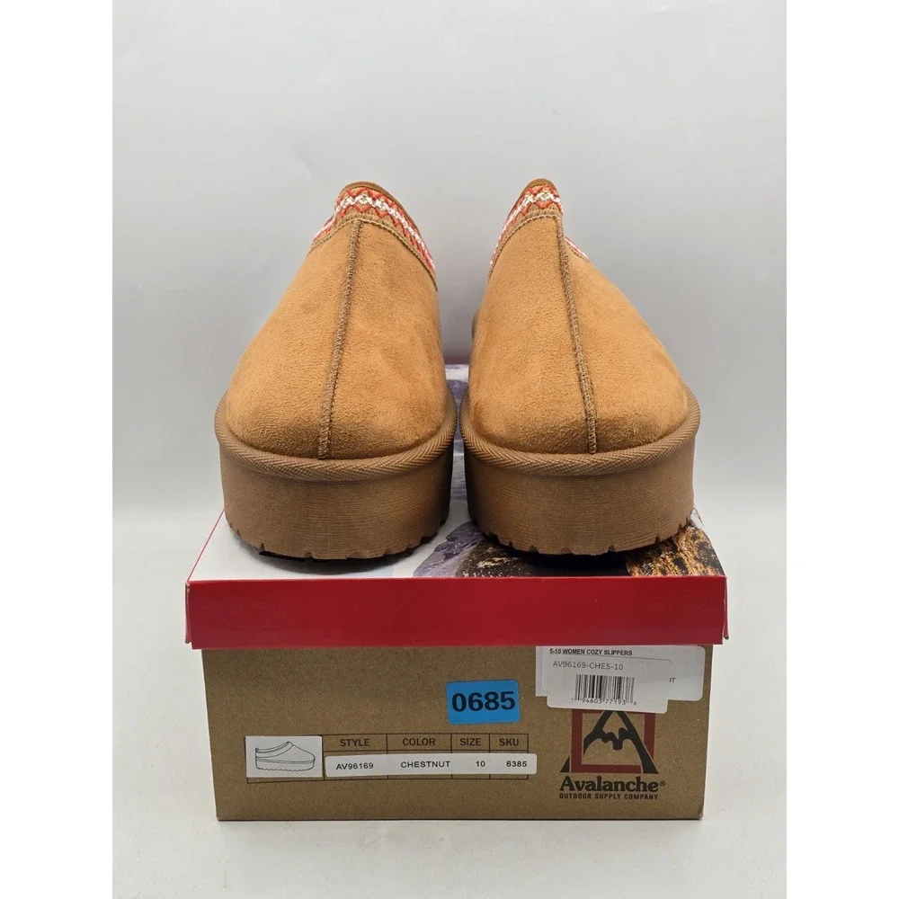 NIB Avalanche Women's Waterproof Snow Boots – Color Light Chestnut - Size‎ 10